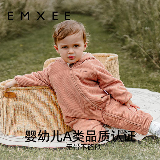 【宝宝服饰】EMXEE嫚熙童装连帽连身衣 商品图2