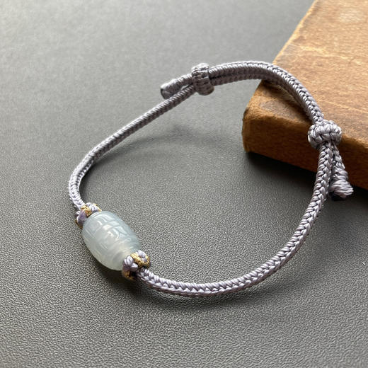 翡翠平安扣路路通手绳 商品图9