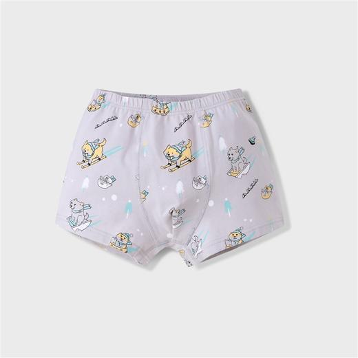 【实体店同款】男童抗菌平角裤两件装2023年秋季新款安奈儿童装JB337538 商品图1