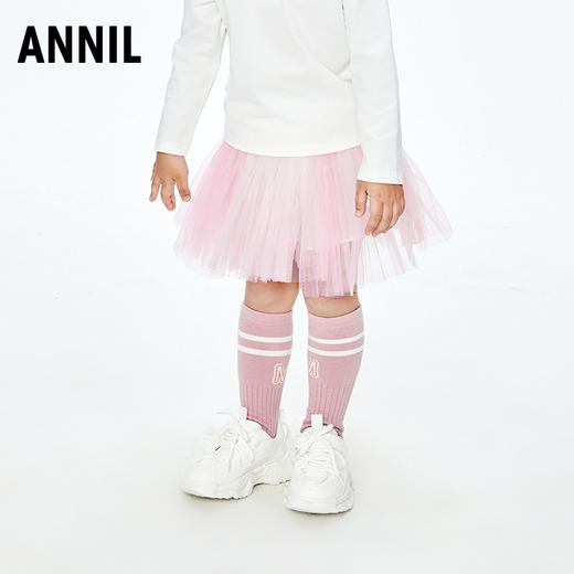 【实体店同款】女童可爱网纱渐变蓬蓬裙半身裙安奈儿童装XG333509 商品图0