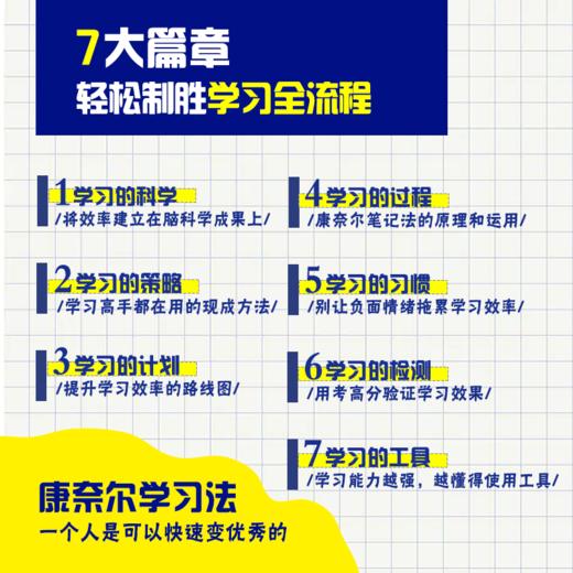 康奈尔学习法：从记笔记开始，成*终身学习 附赠笔记本学习方法康奈尔大学高分学霸费曼学习法西蒙学习法 商品图3