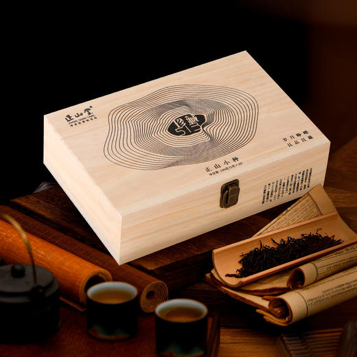 正山堂茶业 珍藏513礼盒100g 正山小种特级红茶武夷红茶茶叶送礼 商品图4