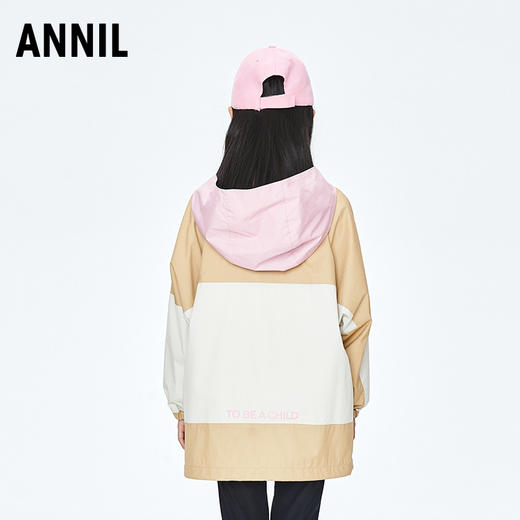 【实体店同款】女童防风防水潮酷户外工装夹克外套2023年秋季新款安奈儿童装AG335536 商品图2