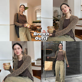 23AW｜棕色𝑂𝑢𝑡𝑓𝑖𝑡和咖啡绝配，大爱美拉德风🤎