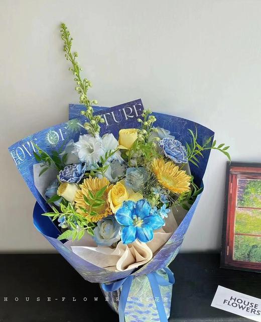 油画氛围系列星空/向日葵-10张 53*37cm 商品图7