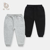 「两色可选」be top童装秋冬季男童新款长立体字母运动裤加绒卫裤 商品缩略图0
