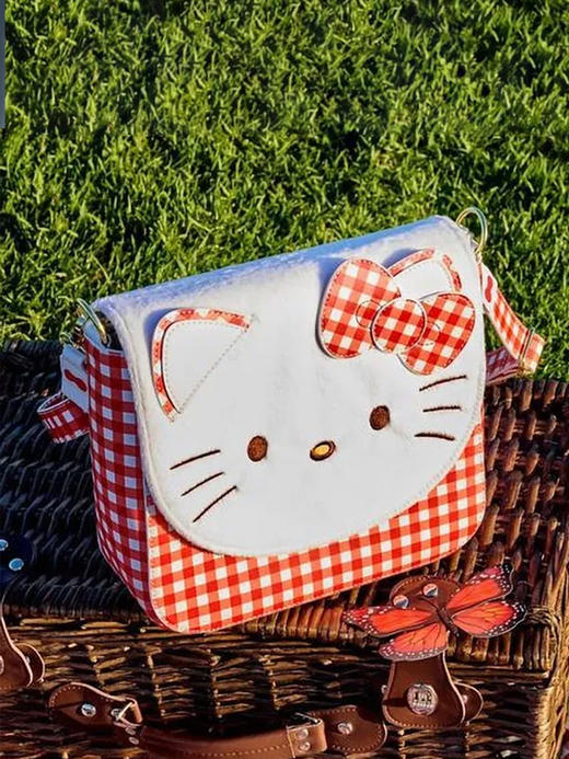 Loungefly Sanrio Hello Kitty Gingham Cosplay Crossbody 三丽鸥凯蒂猫方格斜挎包 SANTB1683 商品图2