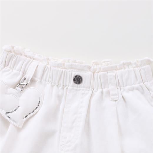 【实体店同款】女童全腰梭织短裤2023年夏季新款安奈儿童装AG326771 商品图3