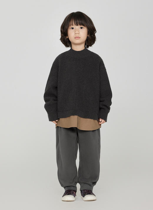 jnby  23年秋款  假俩件长袖套头毛衫  1N9313130 商品图8