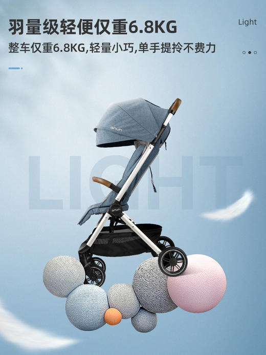 荷兰NUNA trvl一键自动轻便折叠可坐可躺婴儿车可登机宝宝伞车推车ST15703MDWCH-22 商品图4
