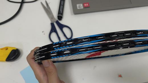 26902258780007  李宁LI-NING 新品球拍双拍碳复合进攻耐用型初学超轻羽毛球拍AA入门系 商品图5