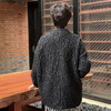 圣三利女装 新款盐系廓形翻领提花毛呢上衣外套SL2032114 商品缩略图2