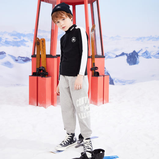 CONVERSE 匡威 冬 大童小童 儿童童装长裤 CNVB-KN-F372 商品图3