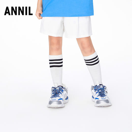 【实体店同款】女童全腰梭织短裤2023年夏季新款安奈儿童装AG326771 商品图0