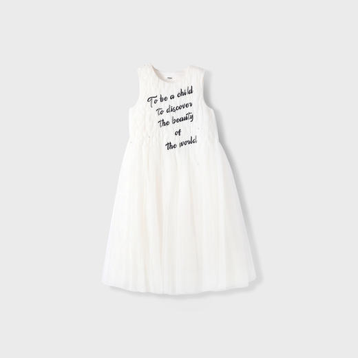 【实体店同款】女童无袖连衣裙BLUE安奈儿童装AG323778 商品图4