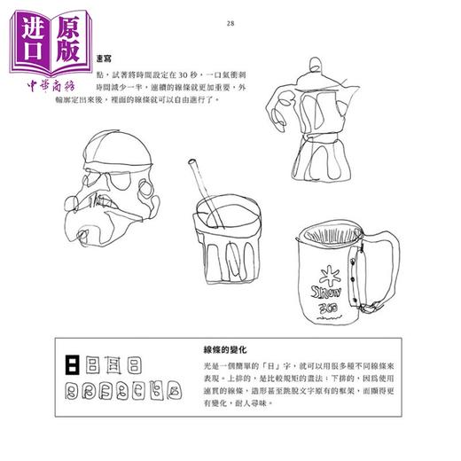 预售 【中商原版】大人的画画课2：速写自由自在（长销珍藏版） 港台艺术原版 B6速写男 悦知文化出版 商品图2