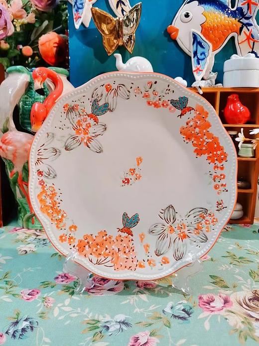 JOYYE系列碗盘套装4人份饭碗4个12*12*6CM    8英寸盘2个21*@！*3.8CM   7英寸小吃盘17.8*17.8*2.5CM   10英寸盘1个蘸料碗2个大汤碗1个芸香木筷子4双 商品图1