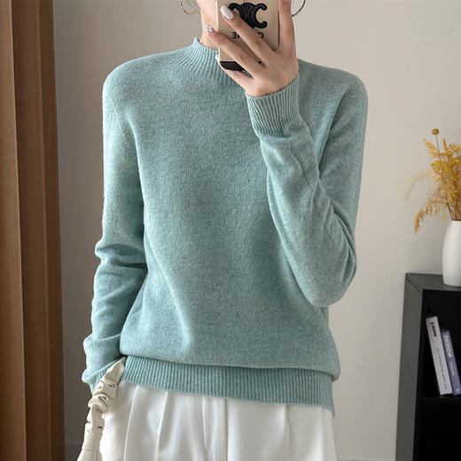 SONA AUTUMN YC00602 半高领金豆全羊毛衫 商品图7