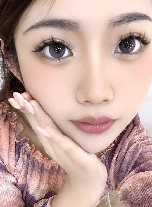 kaylens 美瞳月抛 紫薯团子 直径14.5mm着色14.1mm 商品图4