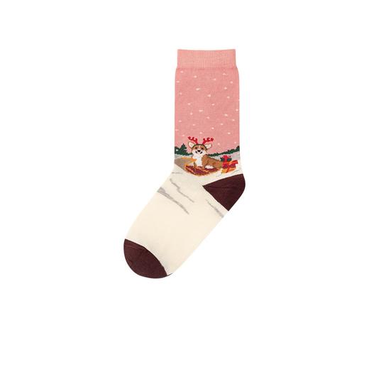 花花好物分享！圣诞节/元旦/新年纯福利袜！CORGI柯基英国进口男士女士儿童亲子中筒袜袜子 商品图14