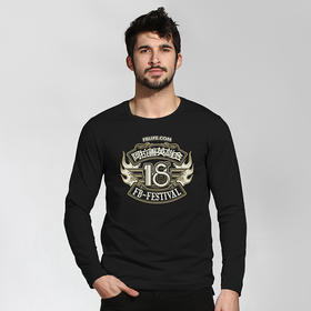 18周年阿拉善巴丹吉林英雄会纪念款D款长袖打底衫休闲T恤团队队服 NMT-2036