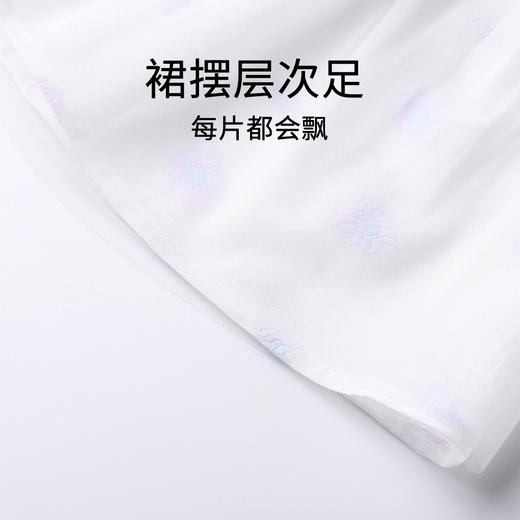 【实体店同款】女童连衣裙短袖夏新款1时髦网纱裙4岁宝宝蛋糕裙子安奈儿童装TG323085 商品图2