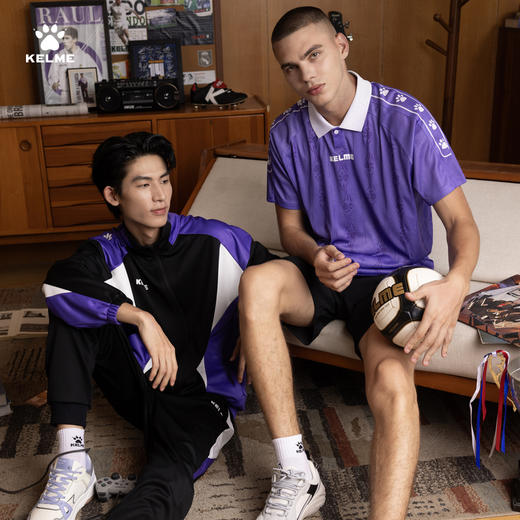 卡尔美复古系列2023团购新款短袖POLO衫 商品图0