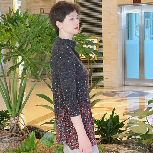 圣三利女装  新款A字型常规款花色上衣SL1932113 商品图1