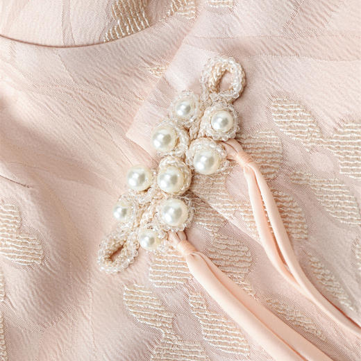 FLZD-A9372秋季新款中式小香风感套装女提花长袖气质时尚两件套 商品图4