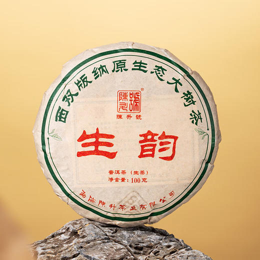 【生肖生熟套装】陈升号鼠牛虎兔龙蛇生肖茶普洱生茶各1饼赠福茶357g+生韵100g+茶称 商品图7