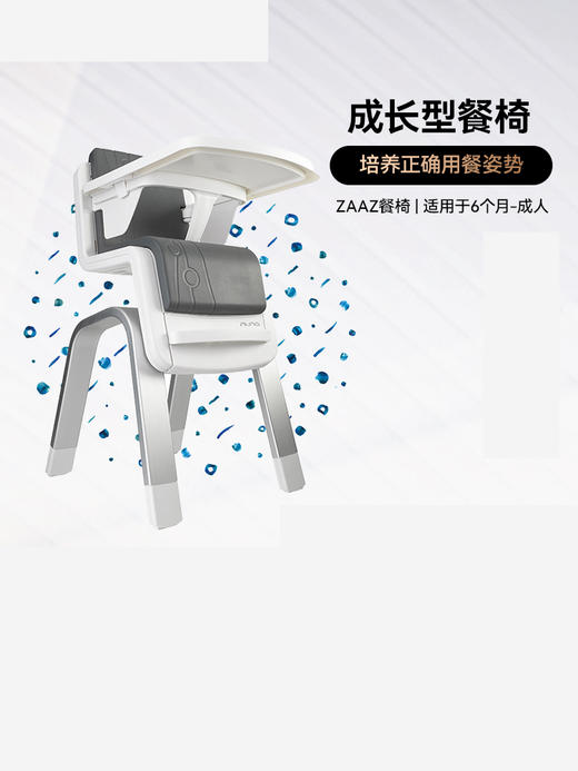 NUNA zaaz儿童餐椅多功能成长型宝宝餐桌椅家用婴儿学坐椅吃饭椅YBBGJ02072A YBBGJ02071A 商品图0