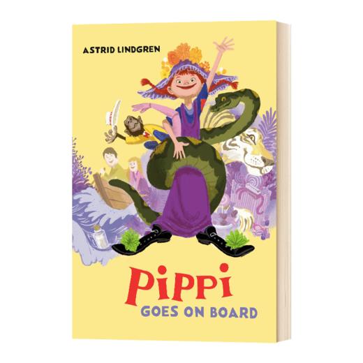 英文原版 Pippi Goes on Board 长袜子皮皮开船了 插图版 英文版 商品图1