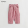 马克珍妮秋冬新款女童花边腰灯芯绒萝卜裤 儿童裤子老爹裤232012 商品缩略图2