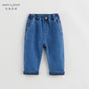 【黑科技发热】马克珍妮秋冬男女童暖燚绒牛仔萝卜裤232097 商品缩略图0