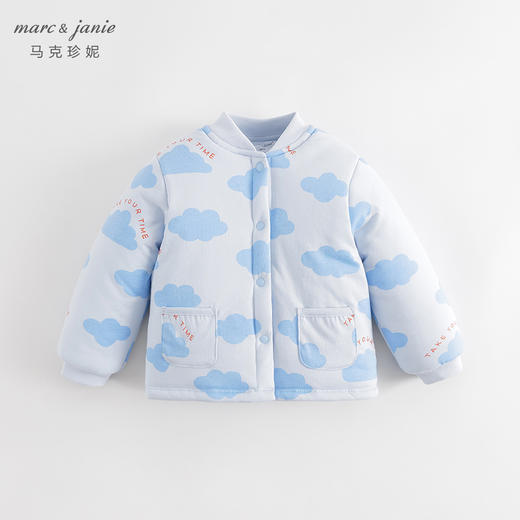 【杜邦棉】马克珍妮男女童保暖棒球领夹棉外套儿童冬装上衣231261 商品图1