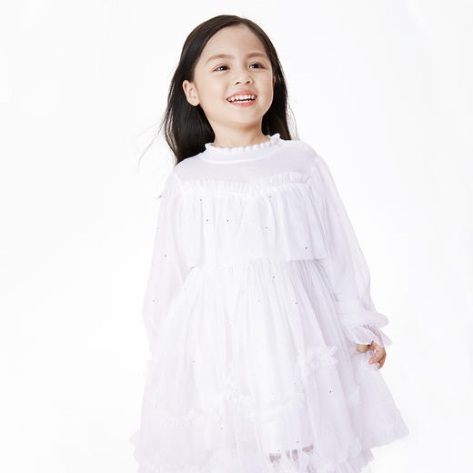 【实体店同款】公主裙女童高端礼服秋季新款裙子安奈儿童装XG313507 商品图3