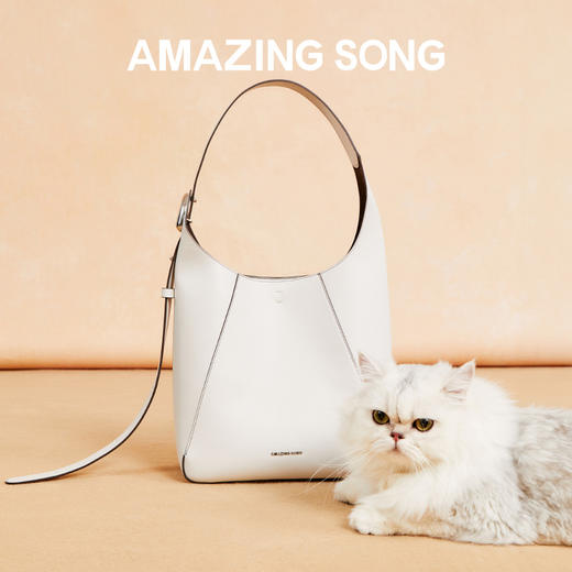 Amazing Song乙颂 显眼包大号秋冬新款时尚OL通勤大容量托特单肩包包女 商品图0