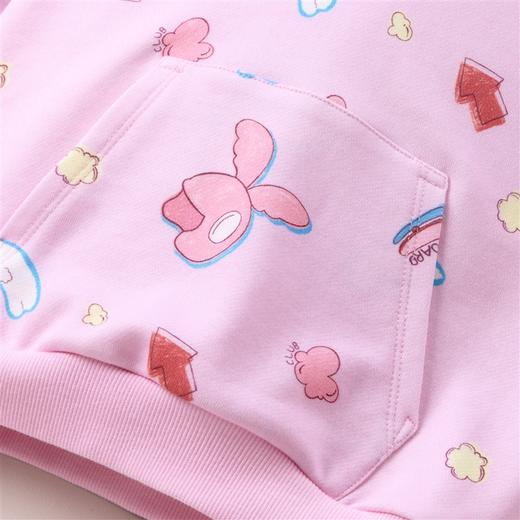 【实体店同款】女童带帽长袖卫衣2023年秋季新款安奈儿童装XG331535 商品图7