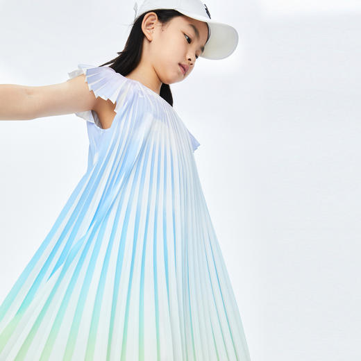 【实体店同款】女童短袖连衣裙BLUE安奈儿童装AG323785 商品图2