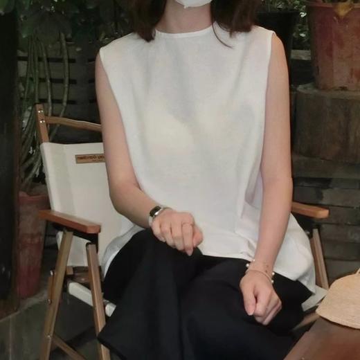 裁缝学苑AX104亚麻无袖背心纸样女夏上衣圆领娃娃衫小衫服装打板 商品图4