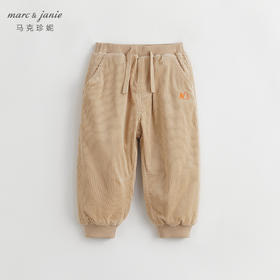 【加绒】马克珍妮秋装新款男童保暖灯芯绒束脚裤 儿童裤子231973