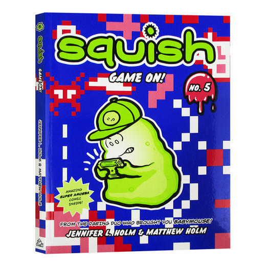 变形虫5 英文原版 Squish 5 Game On 纽约时报畅销书 英文版儿童漫画桥梁章节书 小学英语课外阅读 进口原版书籍 商品图0