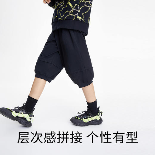 女童SORONA洋气休闲针织七分裤安奈儿童装EG316034 商品图4