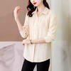 A6241 棉麻衬衫女长袖秋季2023年新款漂亮宽松显瘦上衣妈妈气质内搭衬衣 商品缩略图3