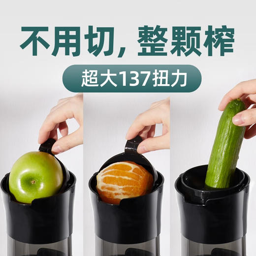 MOKKOM磨客大口径原汁机MK-199   500ml 银灰【LXJY4.8】 商品图1