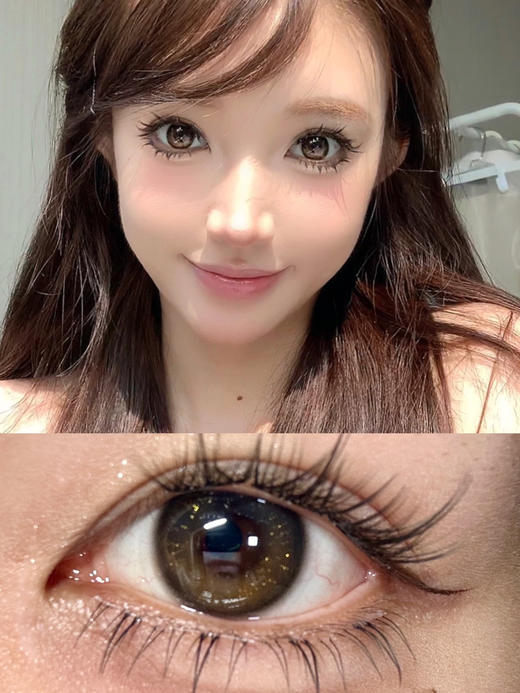 【大直径】Leenscolor-碎钻黑金-14.5mm 【年抛 0-1000度 含有525/575】 商品图1