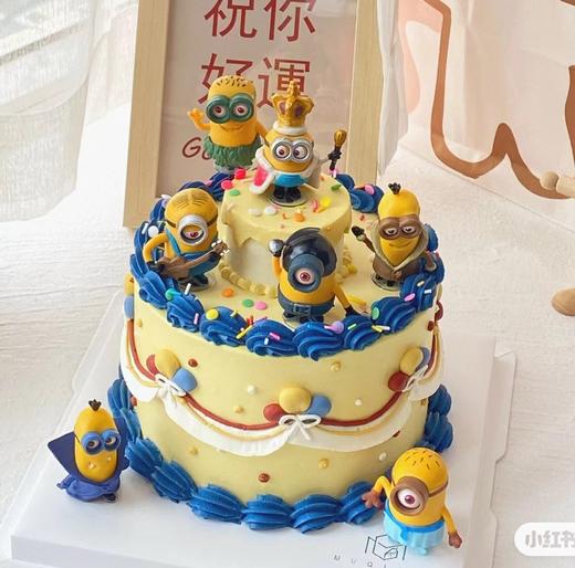 【臻品系列】---【小黄人】儿童蛋糕 商品图0