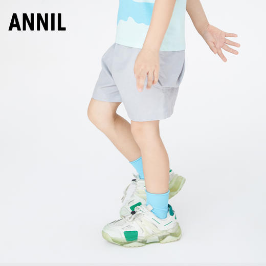 【实体店同款】男童装裤子夏季新款宝宝透气宽松休闲短裤安奈儿童装XB326683 商品图0