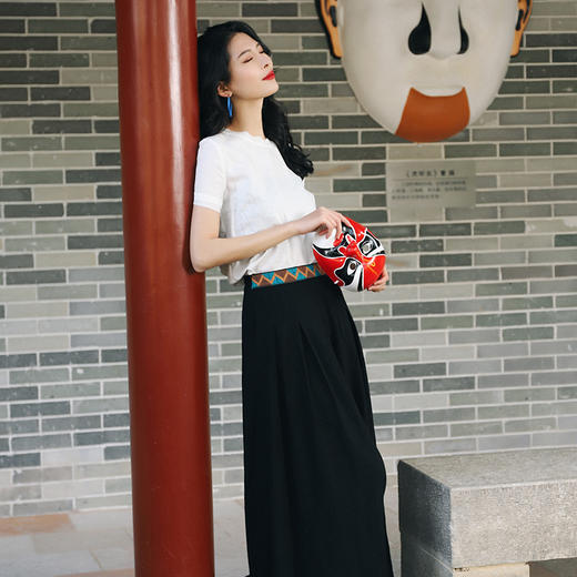 踏浪棉麻阔腿裤 | 舒适透气 | 现货加急发 商品图4