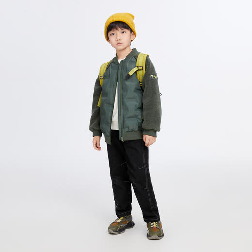 【御寒-5~5℃】男女童超酷短款羽绒服外套安奈儿童装EM345152 商品图4